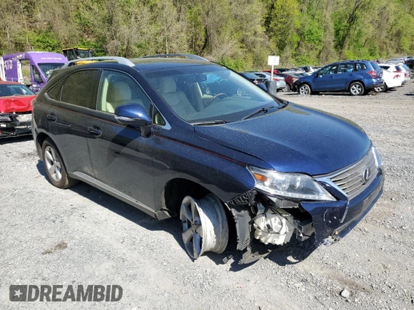 2013 Lexus RX 350 with VIN 2T2BK1BA9DC156804, listed as a Copart auction lot 54735355 with 95,280 mi miles and Salvage Title. Bid and sale history available at carsss.com. Image 4.