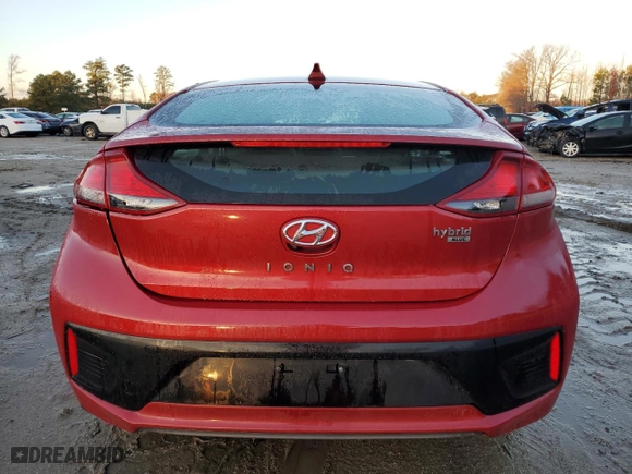 2019 Hyundai Ioniq Hybrid Blue with VIN KMHC65LC3KU179821, listed as a Copart auction lot 42593805 with 127,402 mi miles and Clean Title. Bid and sale history available at carsss.com. Image 6.