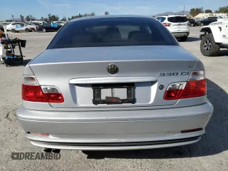2002 BMW 3 Series 330Ci with VIN WBABN53432PH00160, listed as a Copart auction lot 42356525 with 184,495 mi miles and Salvage Title. Bid and sale history available at carsss.com. Image 6.
