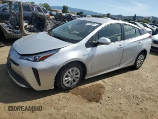 2022 Toyota Prius L Eco z VIN JTDKAMFU3N3186453, wystawiony jako Copart lot #57085015 z przebiegiem 29 944 mil mil oraz Szkoda całkowita • Salvage title. Historia ofert i sprzedaży dostępna na DreamBid. Obrazek 1.
