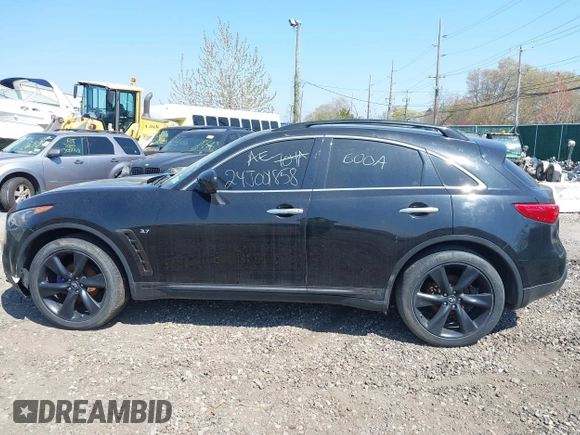 2015 Infiniti QX70 с VIN JN8CS1MWXFM481585, выставлен на аукционе IAAI как лот 42102964 с пробегом Не указан миль и . История ставок и продаж доступна на DreamBid. Изображение 13.
