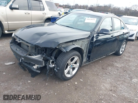 2015 BMW 3 Series 328i with VIN WBA3A5C59FF606446, listed as a IAAI auction lot 41059621 with 109,503 mi miles. Bid and sale history available at carsss.com. Image 21.