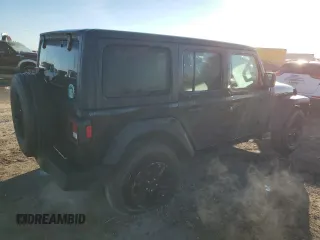2023 Jeep Wrangler Sport S with VIN 1C4HJXDG5PW615926, listed as a Copart auction lot 84765684 with 23,333 mi miles and Salvage Title. Bid and sale history available at DreamBid. Image 3.