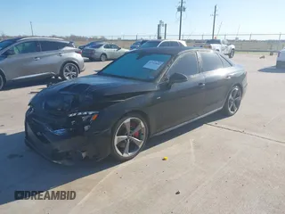 2022 Audi A4 S line Premium Plus with VIN WAUEAAF4XNA008656, listed as a IAAI auction lot 41754921 with 78,118 mi miles and . Bid and sale history available at DreamBid. Image 2.