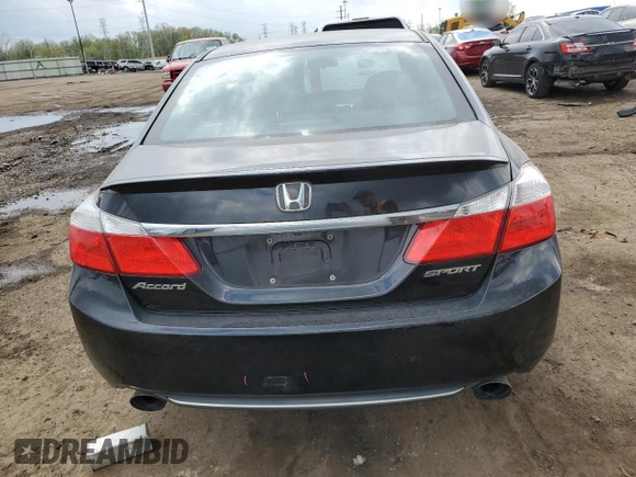 2015 Honda Accord Sport with VIN 1HGCR2F51FA261739, listed as a Copart auction lot 55452675 with 217,600 mi miles and Clean Title. Bid and sale history available at DreamBid. Image 6.