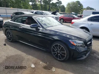 2021 Mercedes-Benz C 300 with VIN W1KWK8DB4MG054872, listed as a Copart auction lot 68717524 with Not Provided miles and Salvage Title. Bid and sale history available at DreamBid. Image 4.