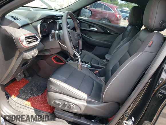 2021 Chevrolet TrailBlazer RS with VIN KL79MUSL4MB123432, listed as a Copart auction lot 54583453 with 21,949 mi miles. Bid and sale history available at carsss.com. Image 7.