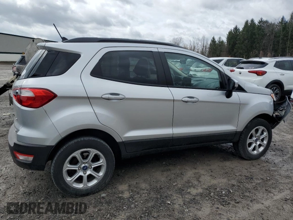 2022 Ford EcoSport SE with VIN MAJ6S3GL4NC469769, listed as a Copart auction lot 51645615 with 22,570 mi miles and Salvage Title. Bid and sale history available at DreamBid. Image 3.