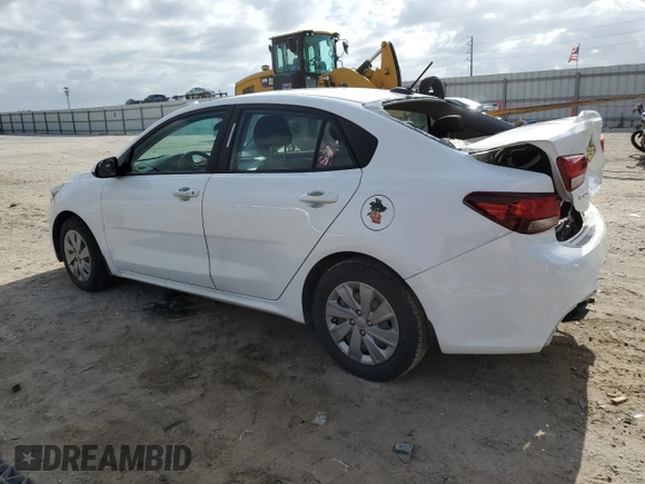 2020 Kia Rio S with VIN 3KPA24AD4LE256080, listed as a Copart auction lot 59801154 with 68,230 mi miles and Non Repairable. Bid and sale history available at carsss.com. Image 2.