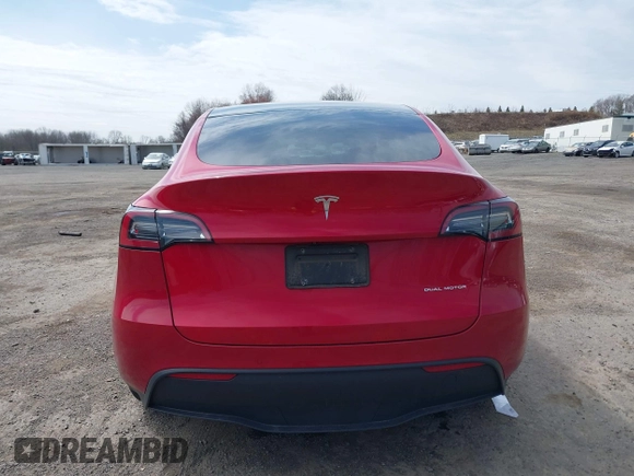 2021 Tesla Model Y Long Range with VIN 5YJYGDEE0MF209191, listed as a IAAI auction lot 41937507 with 56,131 mi miles. Bid and sale history available at carsss.com. Image 15.