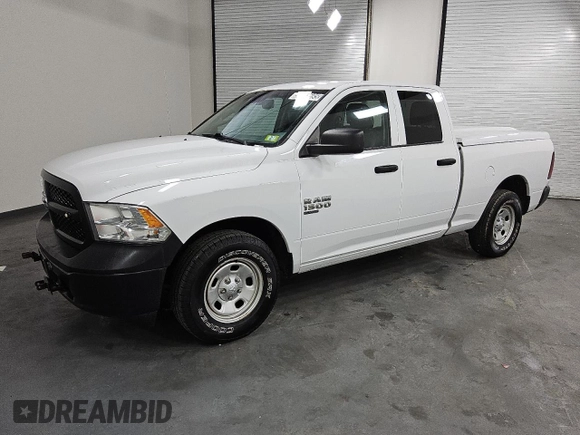 2019 Ram 1500 Tradesman z VIN 1C6RR7FG5KS672483, wystawiony jako Copart lot #60942425 z przebiegiem 143 359 mil mil oraz Czysty tytuł • Clean title. Historia ofert i sprzedaży dostępna na DreamBid. Obrazek 1.