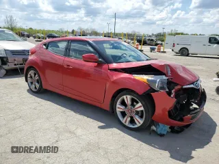 2016 Hyundai Veloster z VIN KMHTC6ADXGU270540, wystawiony jako Copart lot #54575165 z przebiegiem 122 606 mil mil oraz Szkody całkowita. Historia ofert i sprzedaży dostępna na DreamBid. Obrazek 4.