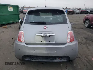 2016 FIAT 500e with VIN 3C3CFFGE0GT136145, listed as a Copart auction lot 43644295 with 44,653 mi miles and Salvage Title. Bid and sale history available at carsss.com. Image 6.