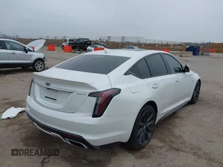 2022 Cadillac CT5 Sport with VIN 1G6DP5RK1N0127106, listed as a IAAI auction lot 41498295 with 78,294 mi miles. Bid and sale history available at carsss.com. Image 4.