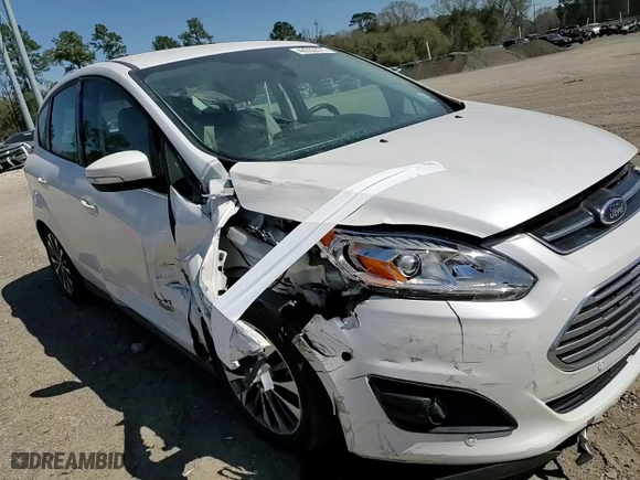 2017 Ford C-Max Energi Titanium with VIN 1FADP5FU3HL109041, listed as a Copart auction lot 48553575 with 74,040 mi miles and Salvage Title. Bid and sale history available at carsss.com. Image 11.