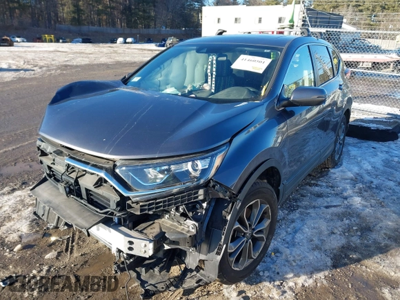 2020 Honda CR-V EX with VIN 5J6RW2H52LA004044, listed as a IAAI auction lot 41460501 with 58,511 mi miles. Bid and sale history available at carsss.com. Image 17.