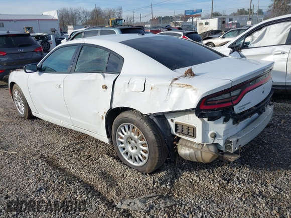 2018 Dodge Charger Police with VIN 2C3CDXKT0JH249174, listed as a IAAI auction lot 40803657 with Not Provided miles and . Bid and sale history available at carsss.com. Image 3.