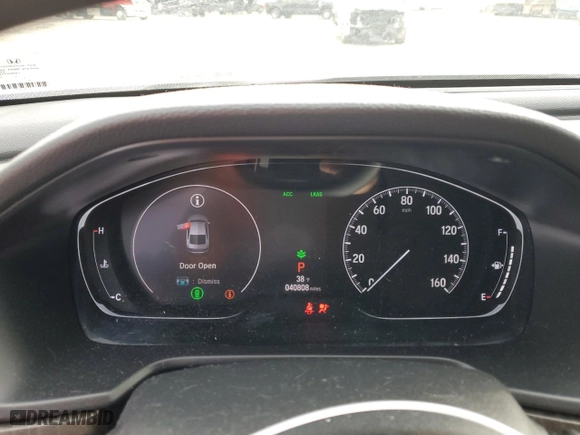2020 Honda Accord Sedan EX with VIN 1HGCV1F49LA061040, listed as a Copart auction lot 89076395 with 40,808 mi miles and Salvage Title. Bid and sale history available at carsss.com. Image 9.