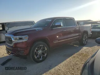 2019 Ram 1500 Limited with VIN 1C6SRFHT4KN588126, listed as a Copart auction lot 48947455 with 145,773 mi miles and Clean title. Bid and sale history available at DreamBid. Image 1.