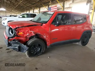 2016 Jeep Renegade Sport with VIN ZACCJAAT4GPC73682, listed as a Copart auction lot 51184115 with 121,889 mi miles and Salvage Title. Bid and sale history available at carsss.com. Image 1.