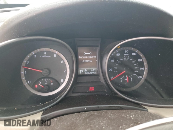 2014 Hyundai Santa Fe Sport with VIN 5XYZU3LB3EG229963, listed as a Copart auction lot 49635525 with 133,239 mi miles and Salvage Title. Bid and sale history available at carsss.com. Image 9.