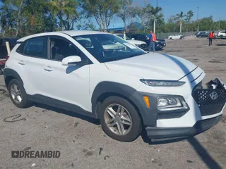 2021 Hyundai Kona SE with VIN KM8K12AA0MU644343, listed as a IAAI auction lot 41786575 with 66,515 mi miles and . Bid and sale history available at DreamBid. Image 1.