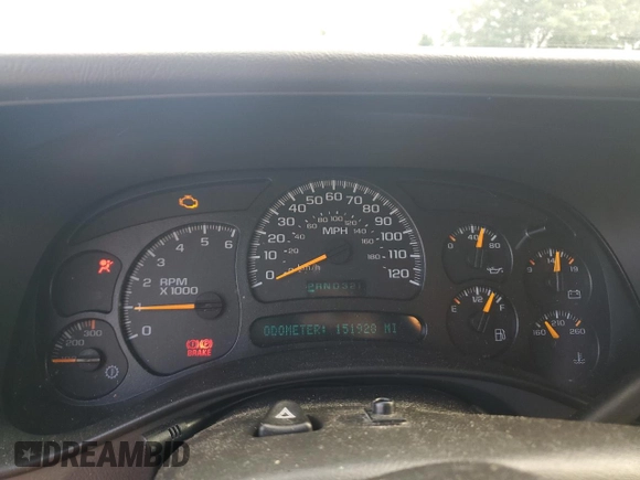 2005 Chevrolet Avalanche LS with VIN 3GNGK22G35G258778, listed as a Copart auction lot 73949614 with 151,928 mi miles and Salvage Title. Bid and sale history available at DreamBid. Image 9.