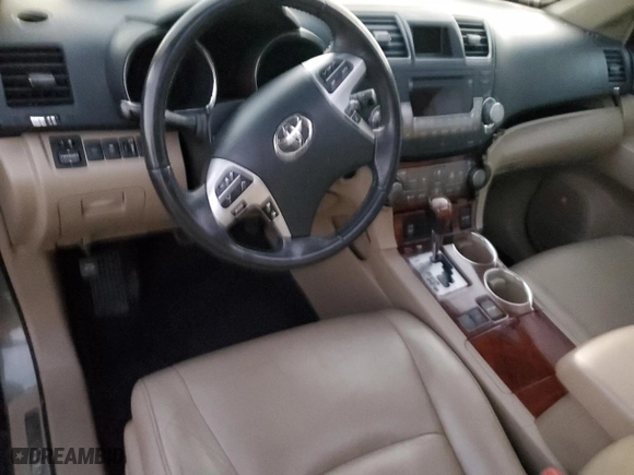 2012 Toyota Highlander Limited with VIN 5TDYK3EH2CS055466, listed as a Copart auction lot 87172344 with 0 mi miles and Salvage Title. Bid and sale history available at carsss.com. Image 8.
