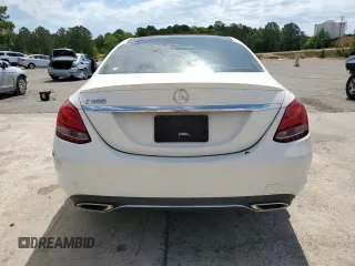 2017 Mercedes-Benz C 300 with VIN WDDWF4JB7HR247545, listed as a Copart auction lot 58122795 with 86,905 mi miles and Clean title. Bid and sale history available at DreamBid. Image 6.