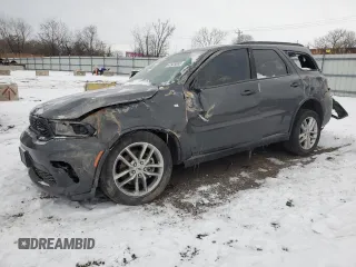 2024 Dodge Durango GT Plus z VIN 1C4RDJDG1RC175152, wystawiony jako Copart lot #43929065 z przebiegiem 2 116 mil mil oraz Szkoda całkowita • Salvage title. Historia ofert i sprzedaży dostępna na DreamBid. Obrazek 1.