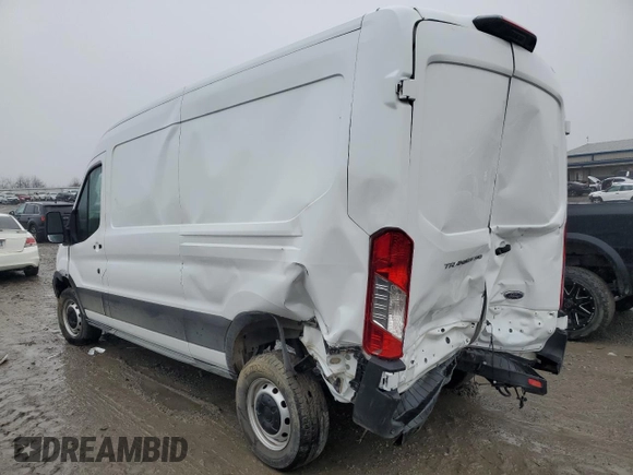 2023 Ford Transit Cargo with VIN 1FTBR1C89PKB17919, listed as a Copart auction lot 44934725 with Not Provided miles and Non Repairable. Bid and sale history available at carsss.com. Image 2.