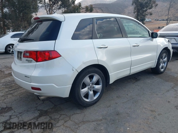 2008 Acura RDX with VIN 5J8TB18298A002176, listed as a IAAI auction lot 41461896 with 222,583 mi miles. Bid and sale history available at carsss.com. Image 4.
