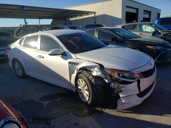 2016 Kia Optima LX with VIN 5XXGT4L35GG071805, listed as a Copart auction lot 64843902 with 91,458 mi miles and Non Repairable. Bid and sale history available at carsss.com. Image 1.