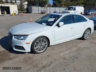 2018 Audi A4 Premium Plus with VIN WAUENAF49JA060391, listed as a IAAI auction lot 41709215 with 134,892 mi miles. Bid and sale history available at carsss.com. Image 2.