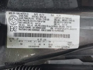 2015 Ford Focus SE with VIN 1FADP3K27FL303111, listed as a IAAI auction lot 41802182 with 195,834 mi miles and . Bid and sale history available at DreamBid. Image 9.