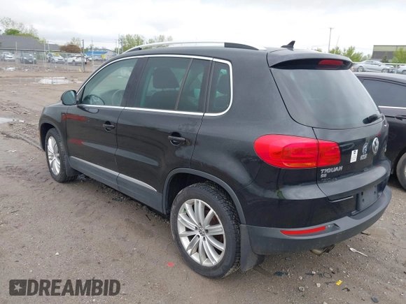 2016 Volkswagen Tiguan S with VIN WVGBV7AX3GW519044, listed as a IAAI auction lot 42058245 with 96,915 mi miles and . Bid and sale history available at DreamBid. Image 3.