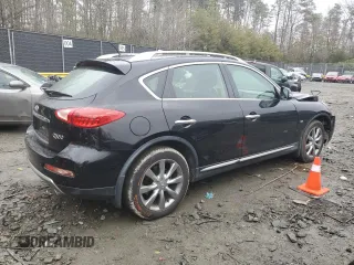 2016 Infiniti QX50 with VIN JN1BJ0RR9GM271412, listed as a Copart auction lot 42715214 with 54,645 mi miles. Bid and sale history available at carsss.com. Image 3.
