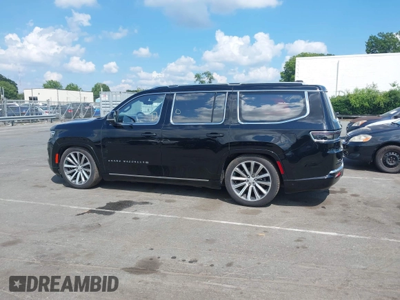 2022 Jeep Grand Wagoneer Series II with VIN 1C4SJVFJ8NS139713, listed as a IAAI auction lot 42585321 with 35,798 mi miles and . Bid and sale history available at DreamBid. Image 14.