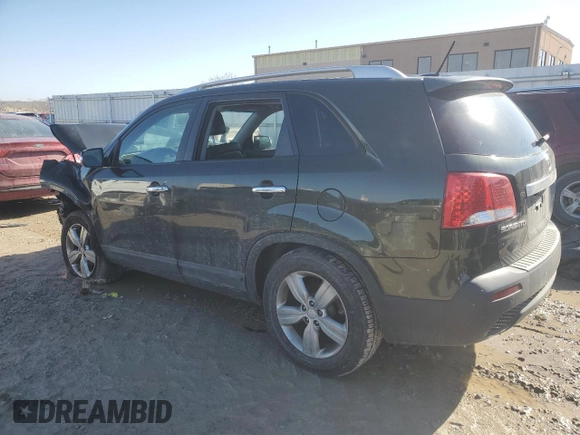 2013 Kia Sorento EX with VIN 5XYKU3A29DG327429, listed as a Copart auction lot 44034675 with Not Provided miles and Salvage Title. Bid and sale history available at carsss.com. Image 2.