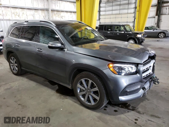 2020 Mercedes-Benz GLS with VIN 4JGFF5KE0LA221669, listed as a Copart auction lot 63554953 with 39,330 mi miles. Bid and sale history available at carsss.com. Image 4.