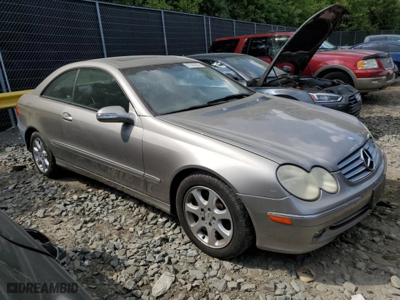 2004 Mercedes-Benz CLK-Class 3.2L with VIN WDBTJ65J74F111113, listed as a Copart auction lot 67283254 with 107,274 mi miles and Salvage Title. Bid and sale history available at carsss.com. Image 4.