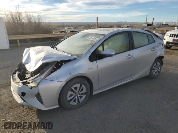 2018 Toyota Prius Two with VIN JTDKARFUXJ3552299, listed as a Copart auction lot 50163025 with Not Provided miles and Salvage Title. Bid and sale history available at carsss.com. Image 1.