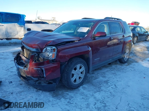 2016 GMC Terrain SLE with VIN 2GKALNEK5G6200638, listed as a IAAI auction lot 41357632 with 124,130 mi miles. Bid and sale history available at carsss.com. Image 21.