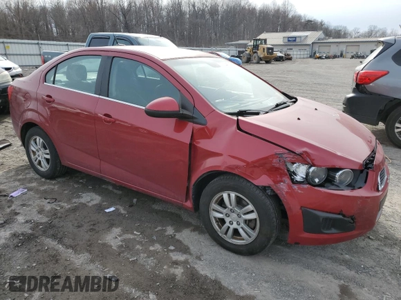 2013 Chevrolet Sonic LT with VIN 1G1JC5SB7D4103883, listed as a Copart auction lot 44175705 with 81,999 mi miles and Salvage Title. Bid and sale history available at DreamBid. Image 4.