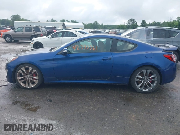 2016 Hyundai Genesis Coupe R-Spec with VIN KMHHU6KJ1GU132635, listed as a IAAI auction lot 42393361 with 138,793 mi miles and . Bid and sale history available at DreamBid. Image 14.