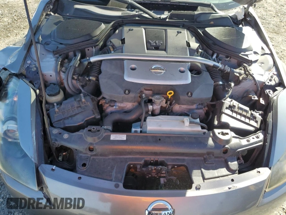 2008 Nissan 350Z Nismo z VIN JN1BZ34E08M751452, wystawiony jako Copart lot #46693105 z przebiegiem 119 483 mil mil oraz Szkoda całkowita • Salvage title. Historia ofert i sprzedaży dostępna na DreamBid. Obrazek 11.