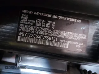 2015 BMW i3 z VIN WBY1Z2C5XFV556131, wystawiony jako IAAI lot #42050070 z przebiegiem 60 889 mil mil oraz . Historia ofert i sprzedaży dostępna na DreamBid. Obrazek 9.