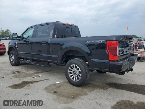 2022 Ford F-250 XL with VIN 1FT7W2BT7NED00032, listed as a Copart auction lot 58471275 with 54,041 mi miles and Salvage title. Bid and sale history available at DreamBid. Image 2.
