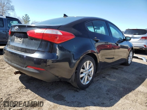 2015 Kia Forte LX with VIN KNAFX4A63F5399348, listed as a Copart auction lot 53548295 with 382,082 mi miles and Clean Title. Bid and sale history available at carsss.com. Image 3.