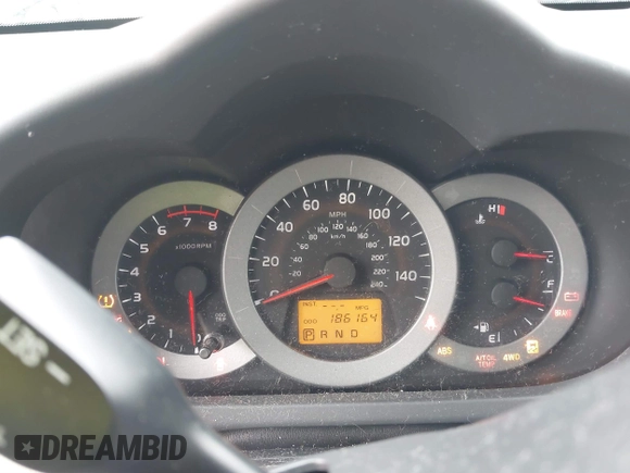 2009 Toyota RAV4 Ltd with VIN 2T3BK31V19W009572, listed as a IAAI auction lot 41475290 with 186,164 mi miles. Bid and sale history available at carsss.com. Image 7.
